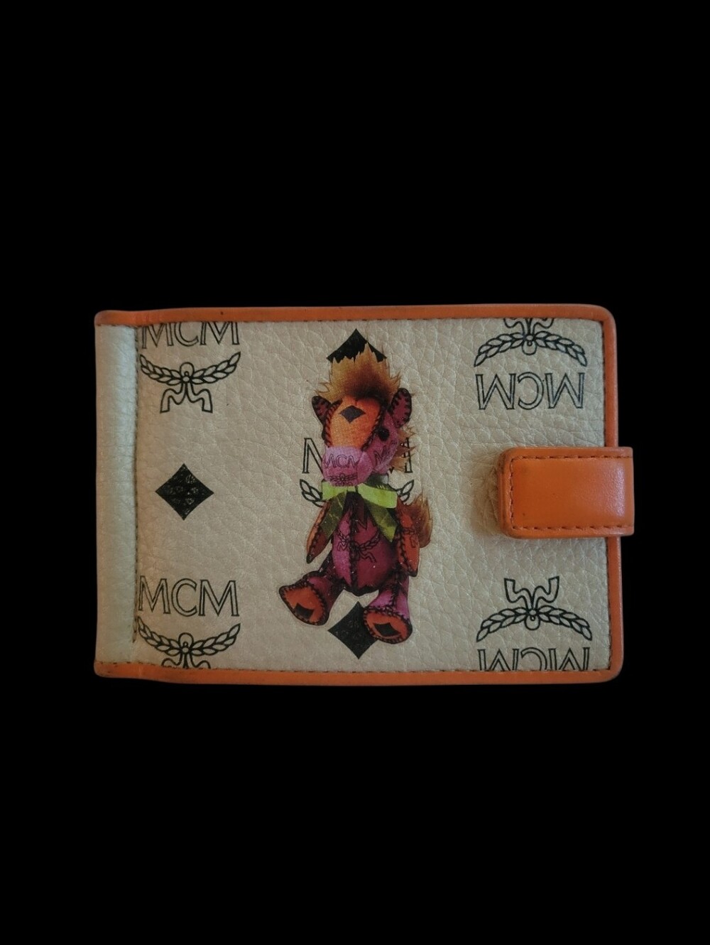 Rare MCM Bear Visetos Wallet Limited Edition